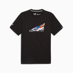 Camiseta estampada de automóvil de BMW M Motorsport para hombre, PUMA Black, extralarge